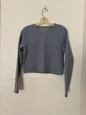 Abercrombie & Fitch Slate Blue Long Sleeve Soft Collection SIZE L NWT